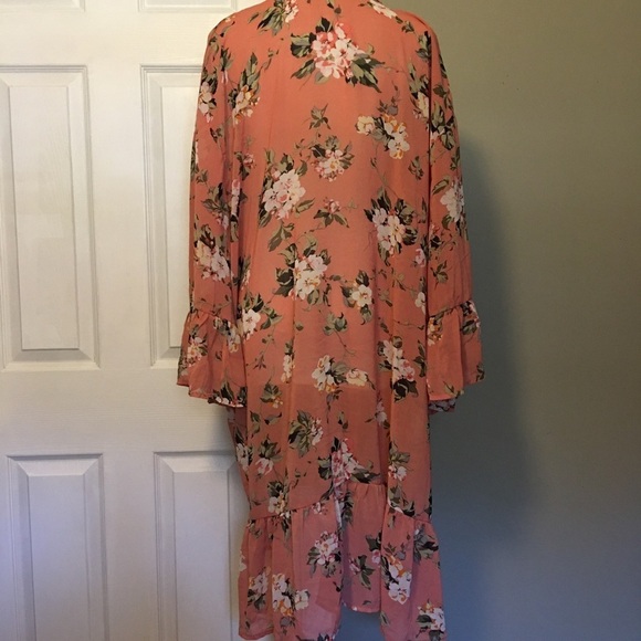 Southern Stitch Floral Kimono - Picture 5 of 6